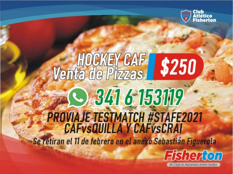 Venta de pizzas de Hockey